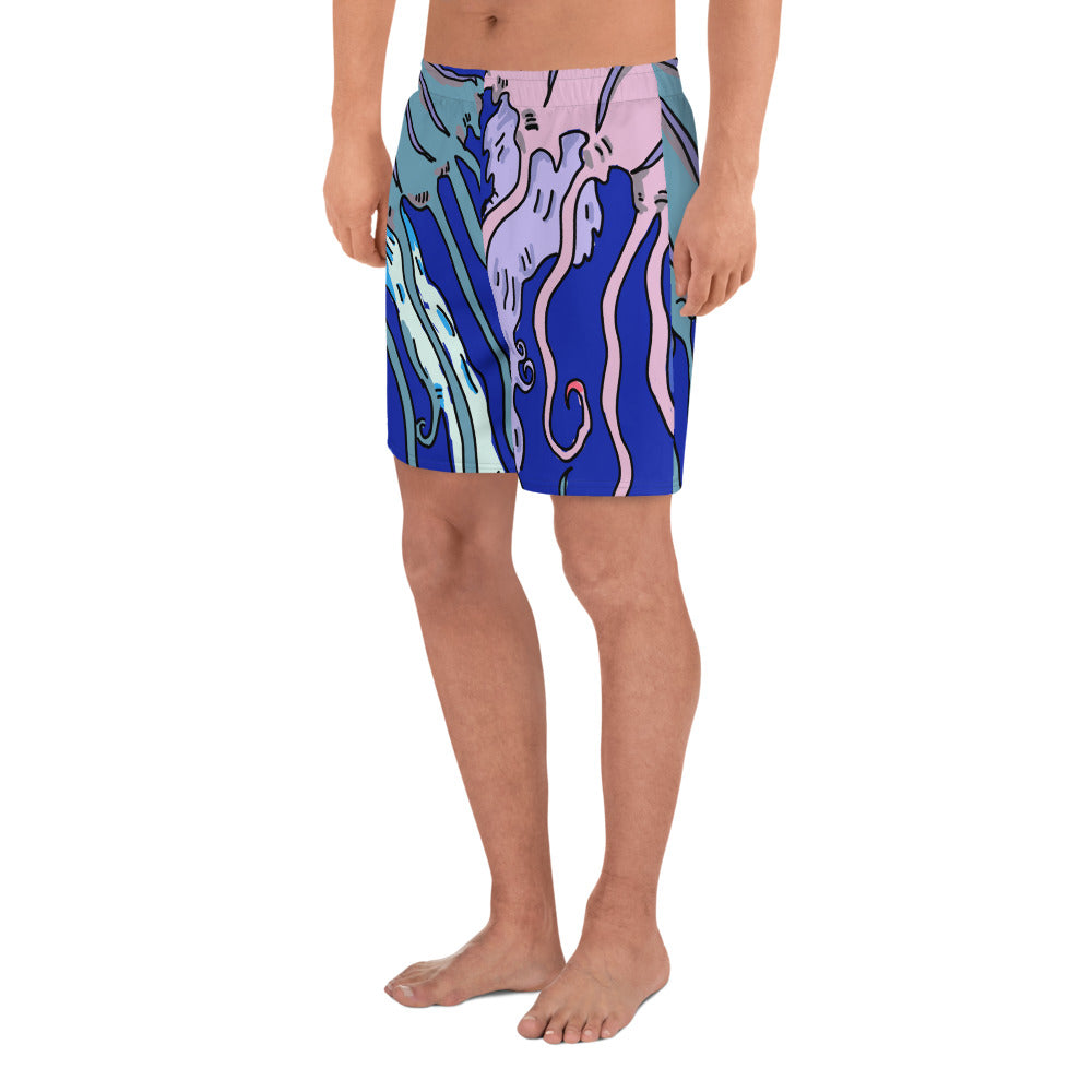 Men's Athletic Long Shortsdeep sea - ragnacold