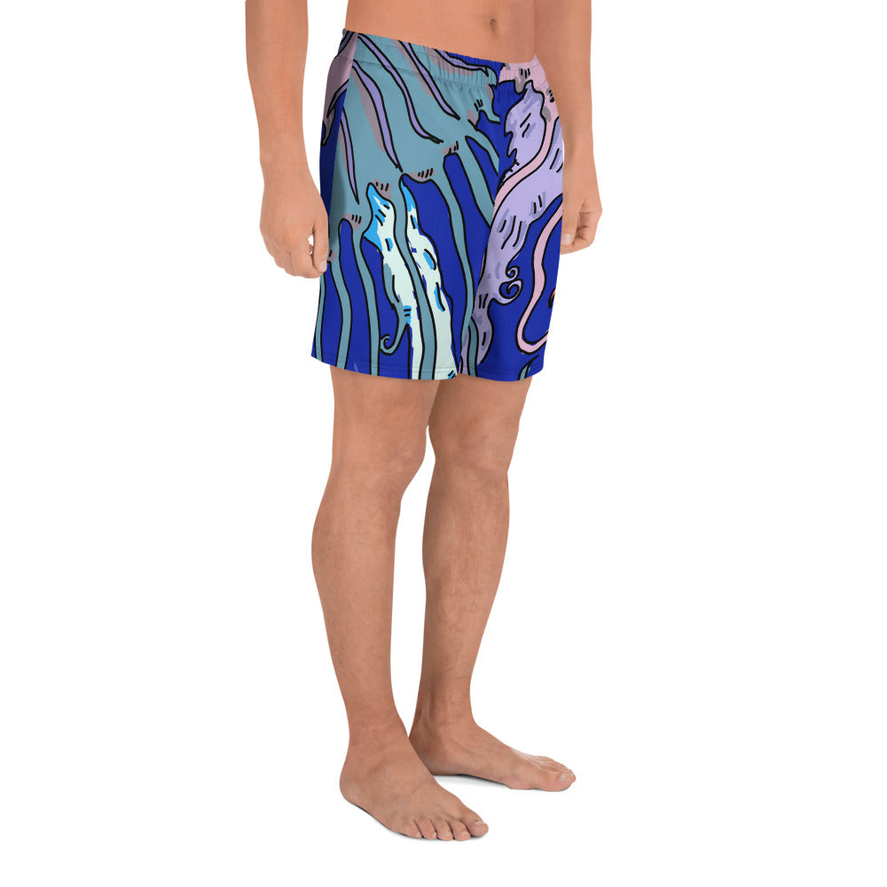 Men's Athletic Long Shortsdeep sea - ragnacold