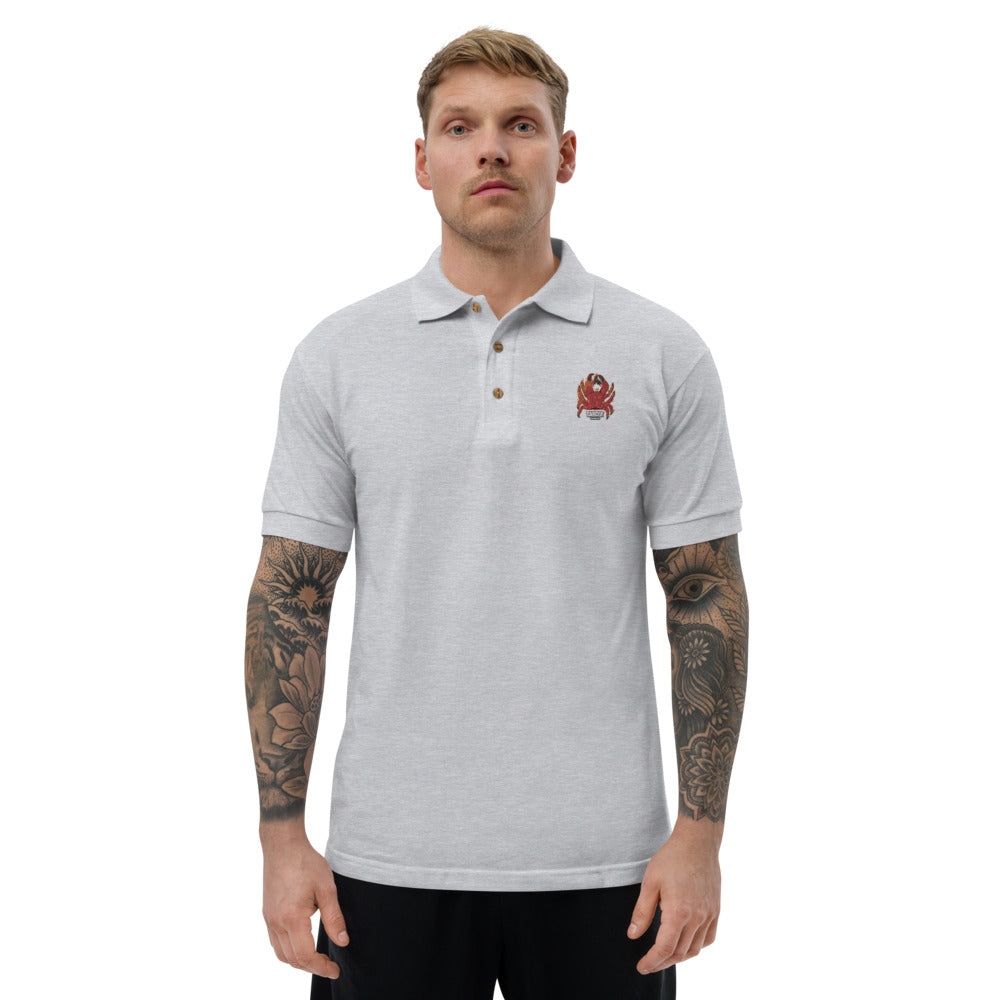 Embroidered Polo Shirt cancer zodiac - ragnacold