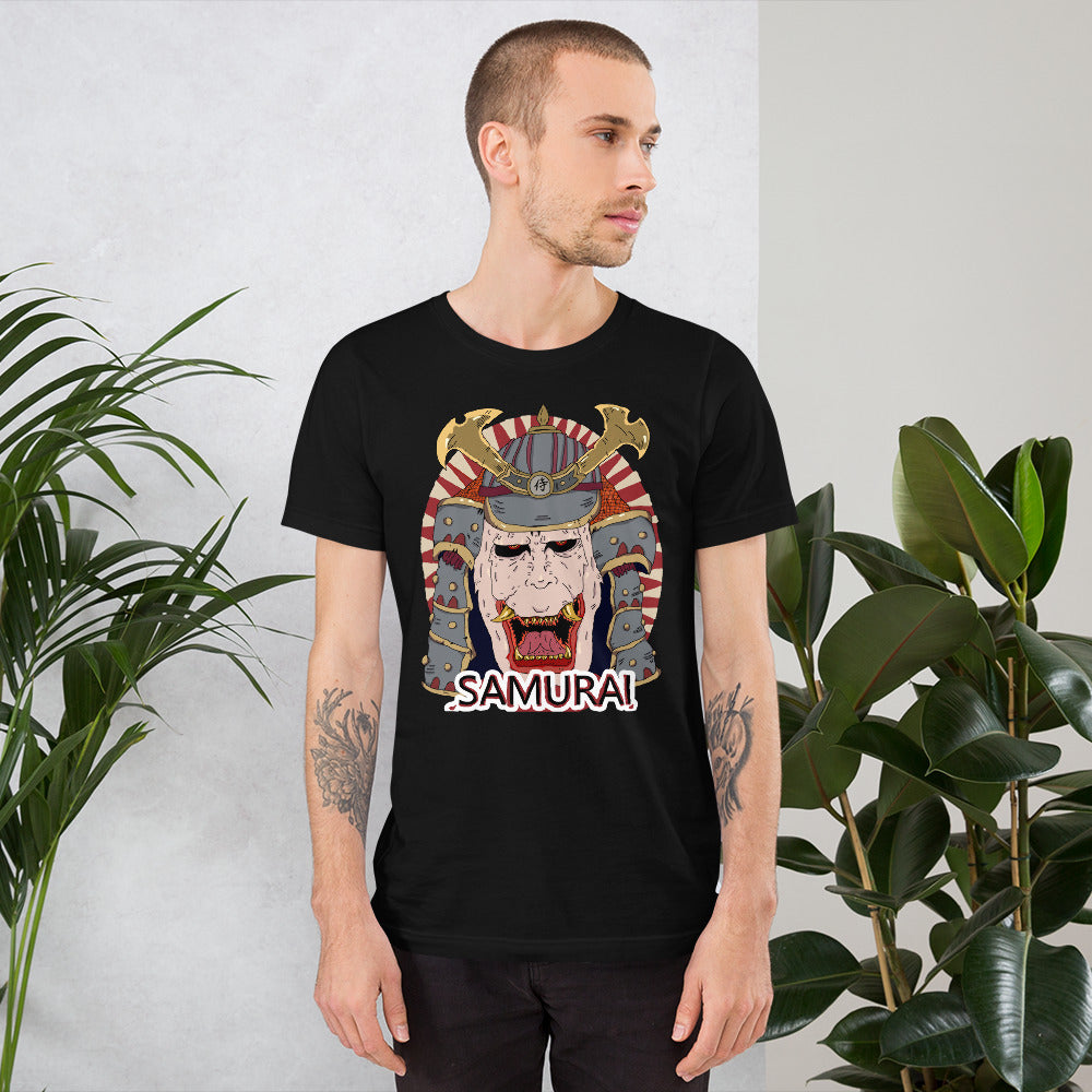 Short-Sleeve Unisex T-Shirt zombie samurai - ragnacold Black / XS