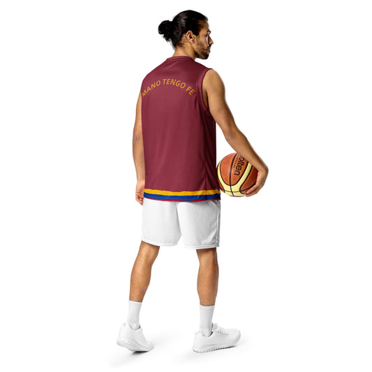 Recycled unisex basketball jersey ROBERT