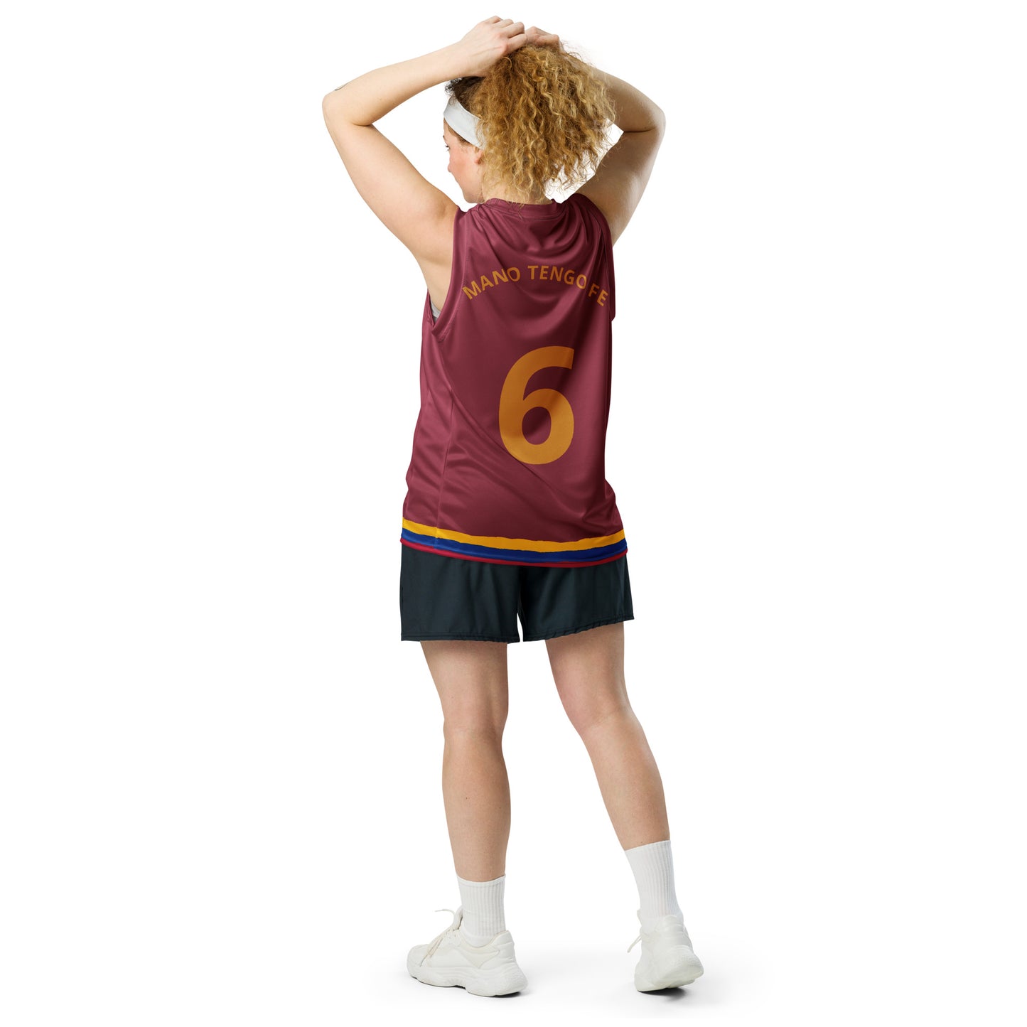 Recycled unisex basketball jersey robert