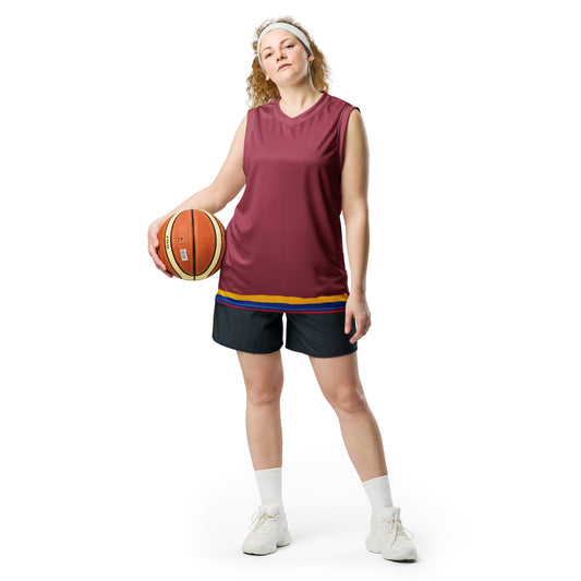 Recycled unisex basketball jersey robert