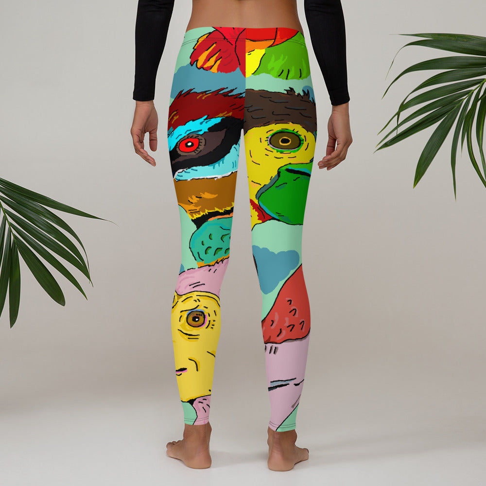 Leggings exotic birds - ragnacold