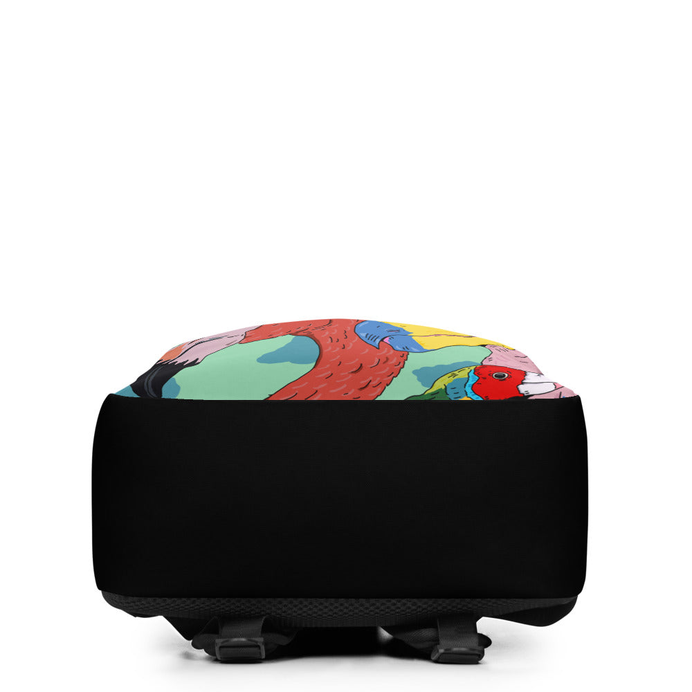 Minimalist Backpack exotic birds - ragnacold