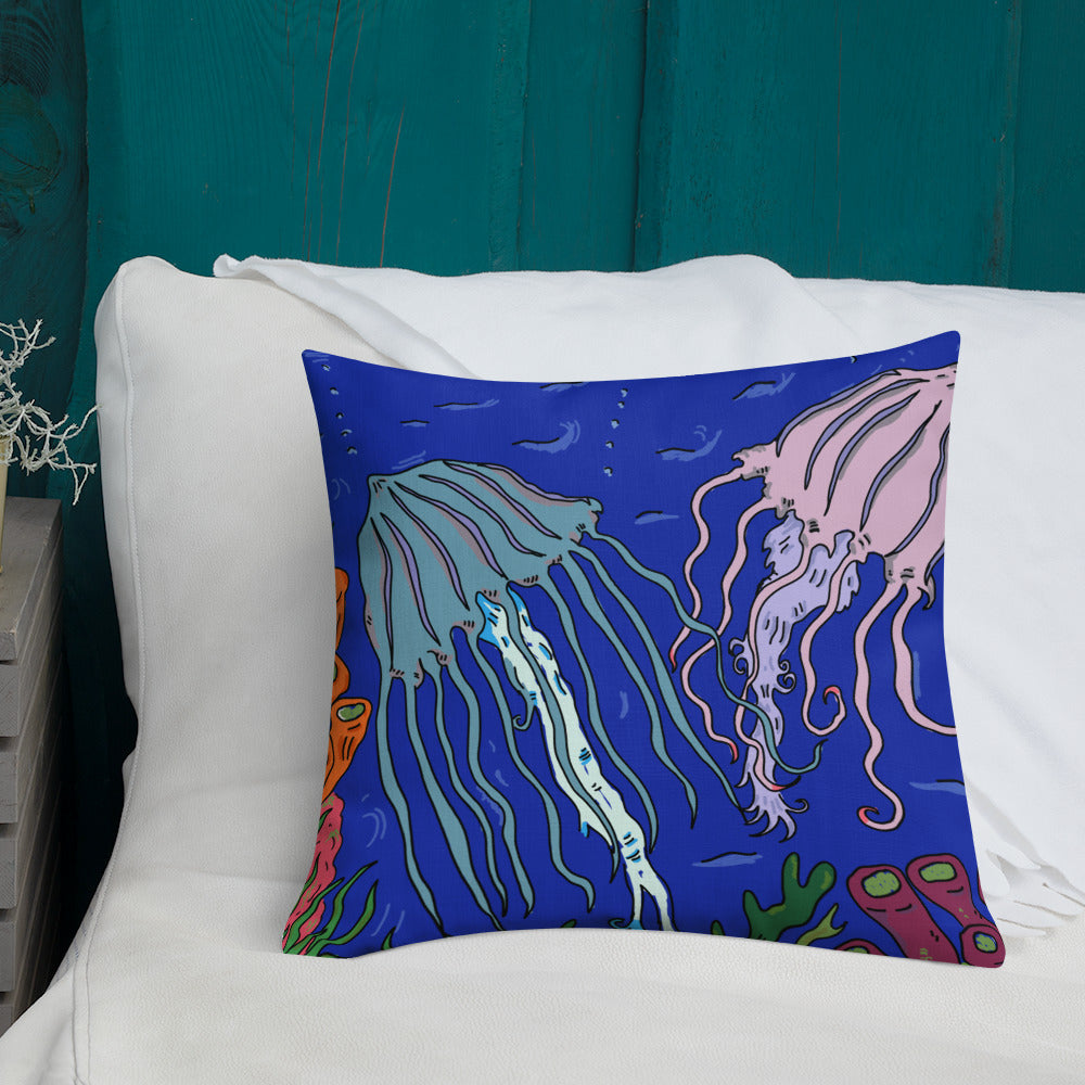 Premium Pillow sea life - ragnacold