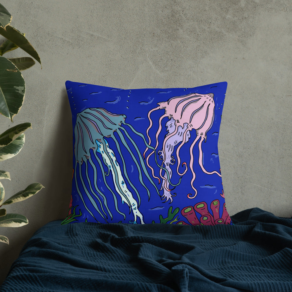 Premium Pillow sea life - ragnacold