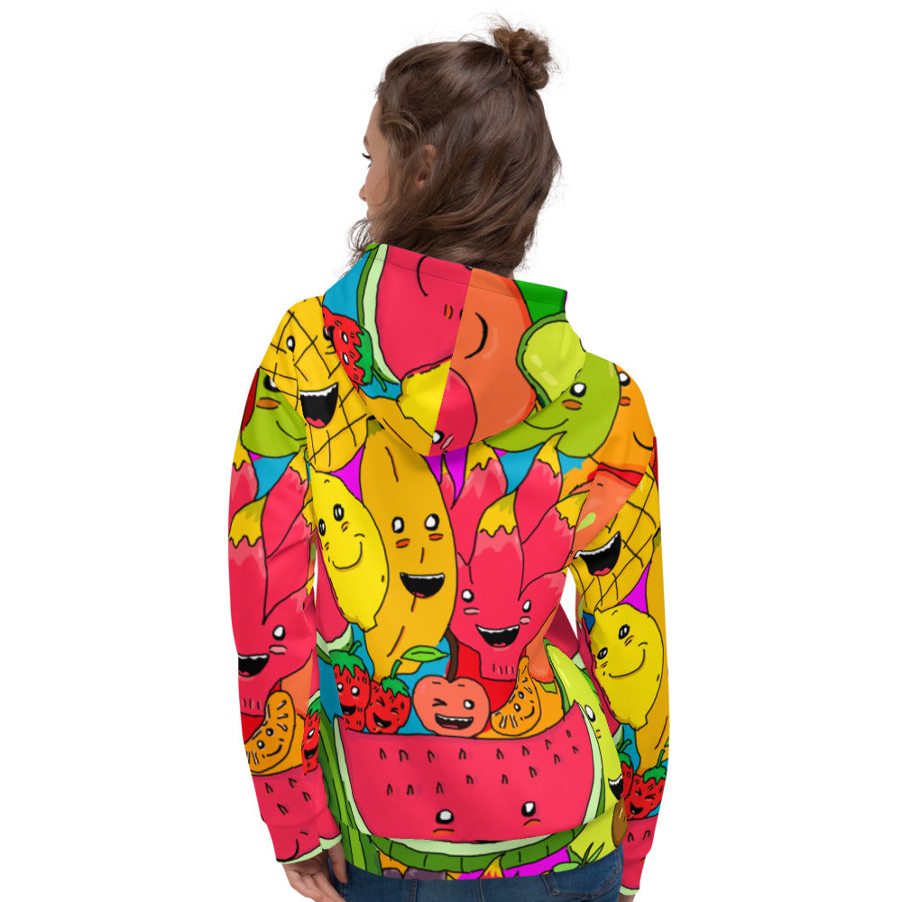 Unisex Hoodie fruit rainbow - ragnacold