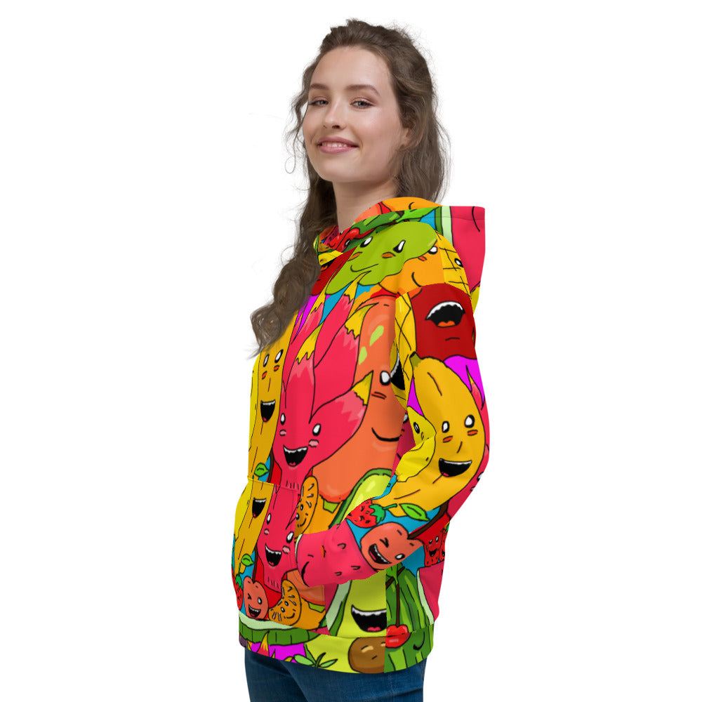 Unisex Hoodie fruit rainbow - ragnacold