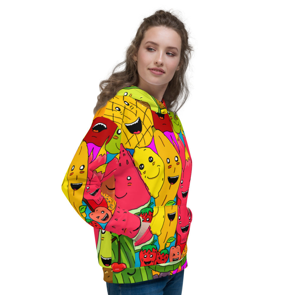 Unisex Hoodie fruit rainbow - ragnacold