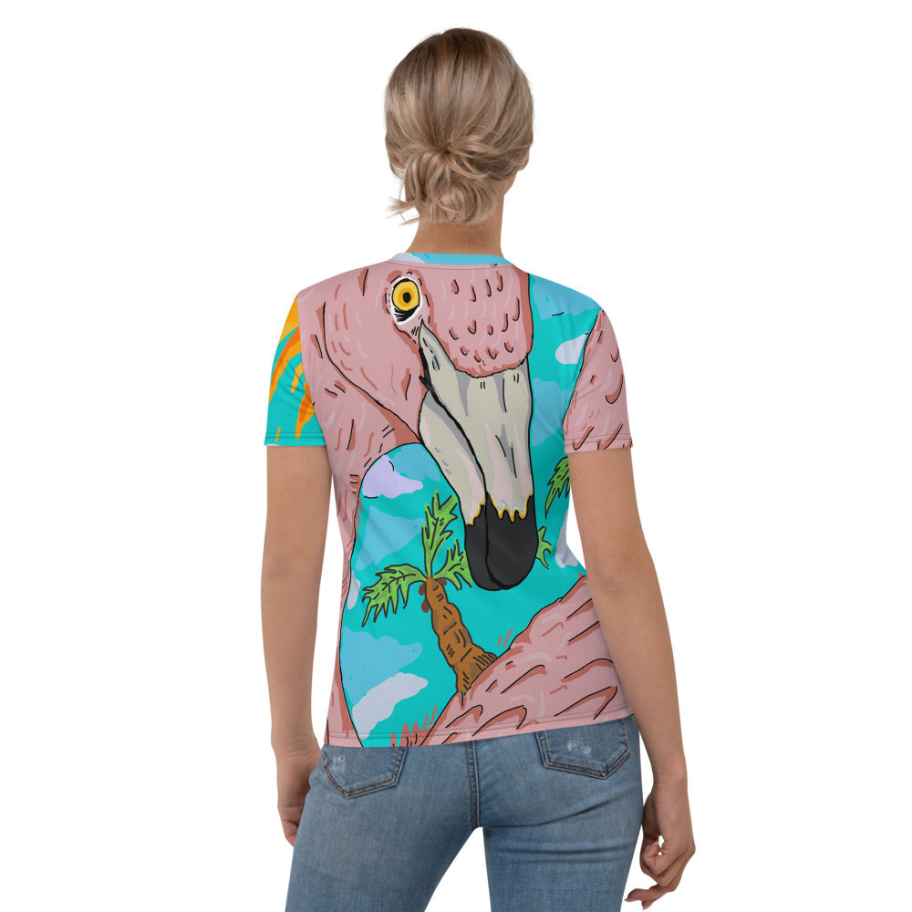 Women's T-shirt flamenco tropical - ragnacold