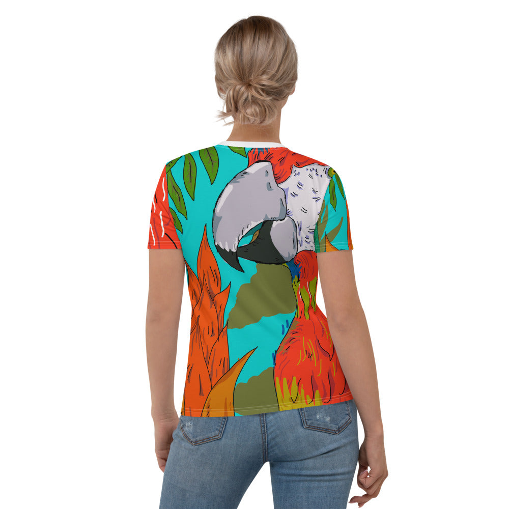 ragnacold Women's T-shirt parrot tropical - ragnacold