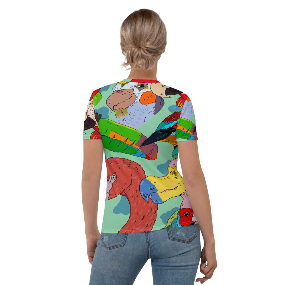 Women's T-shirt exotic birds - ragnacold