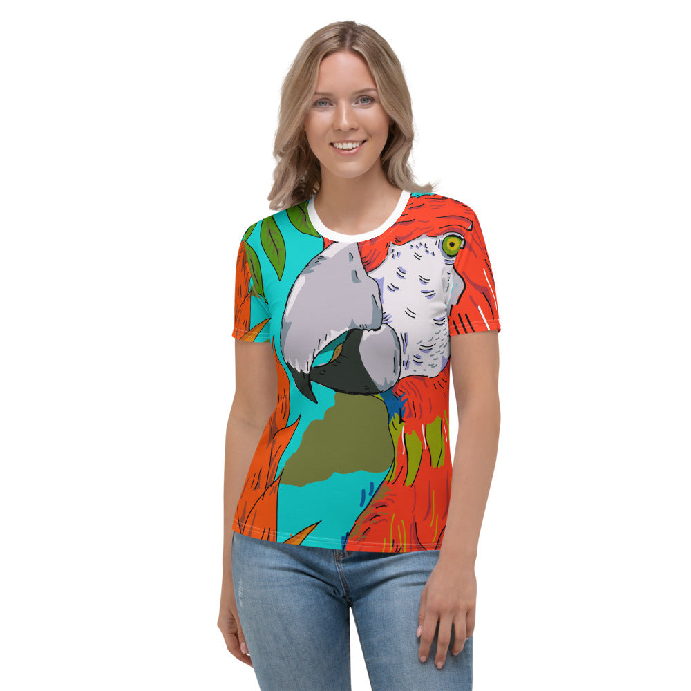 ragnacold Women's T-shirt parrot tropical - ragnacold XS