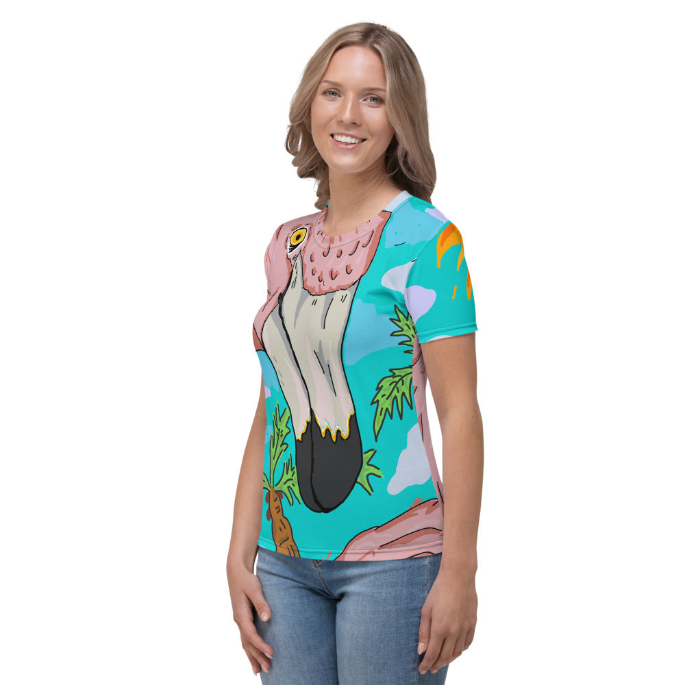 Women's T-shirt flamenco tropical - ragnacold