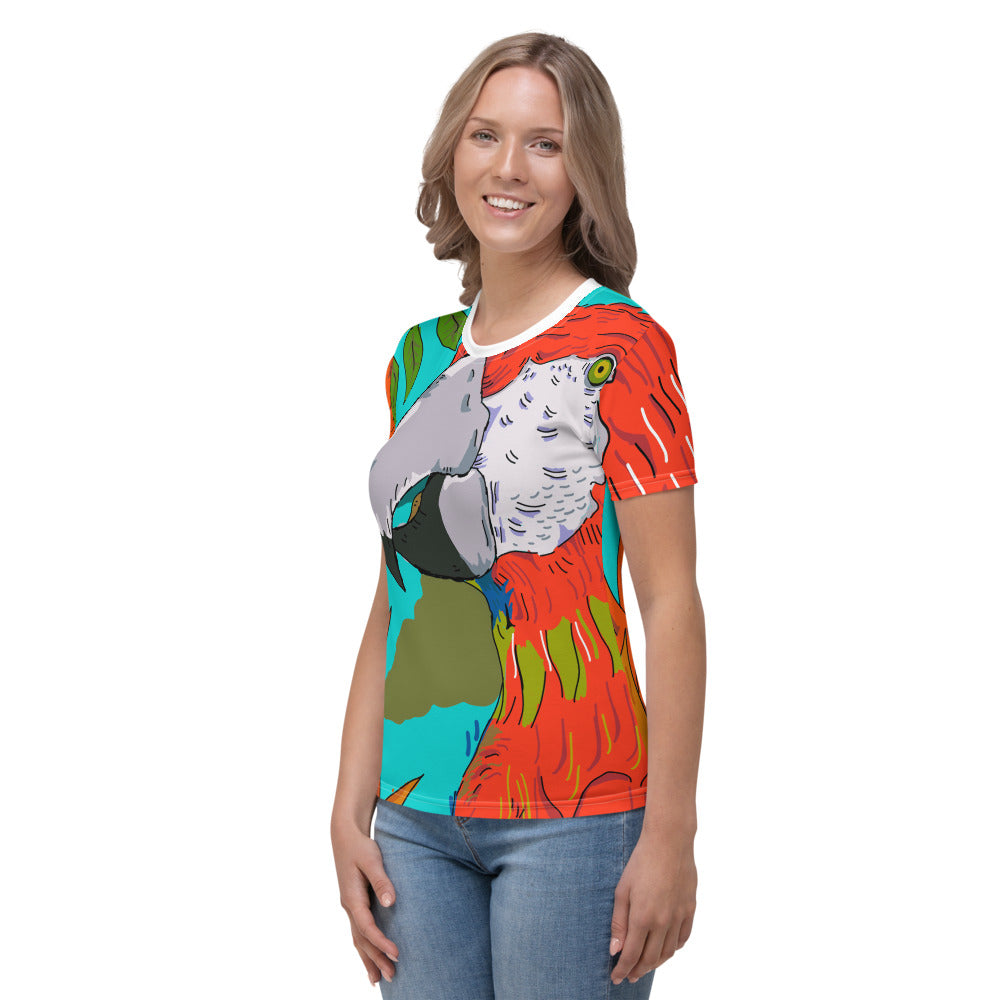 ragnacold Women's T-shirt parrot tropical - ragnacold