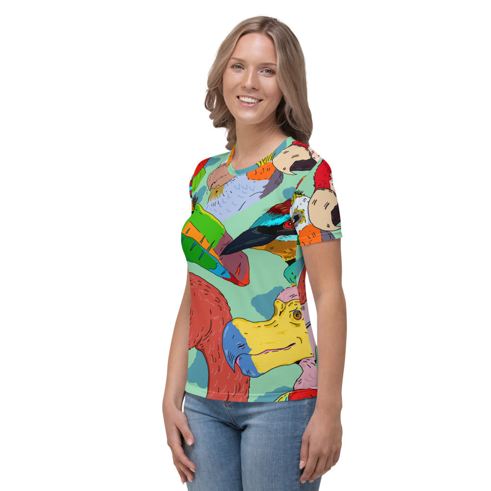 Women's T-shirt exotic birds - ragnacold