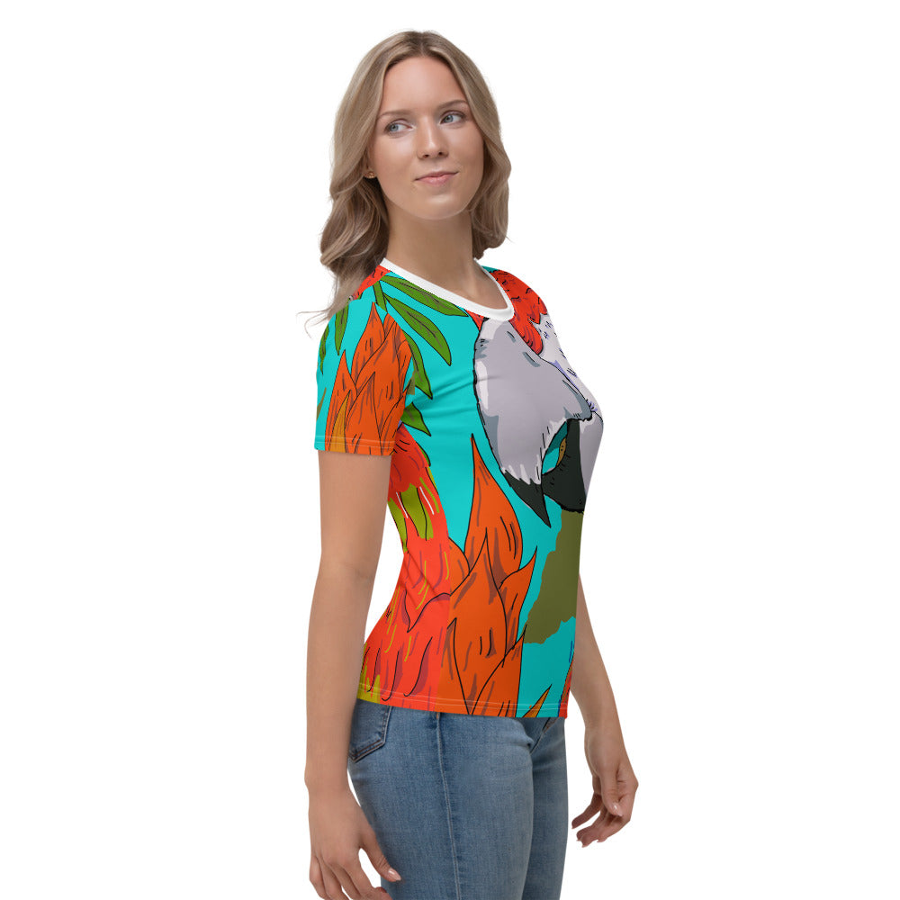 ragnacold Women's T-shirt parrot tropical - ragnacold