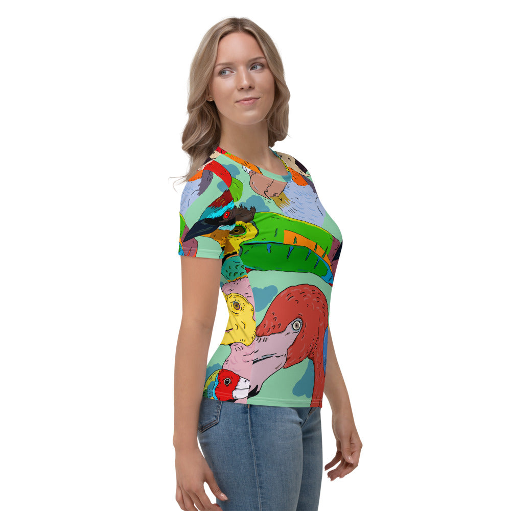 Women's T-shirt exotic birds - ragnacold