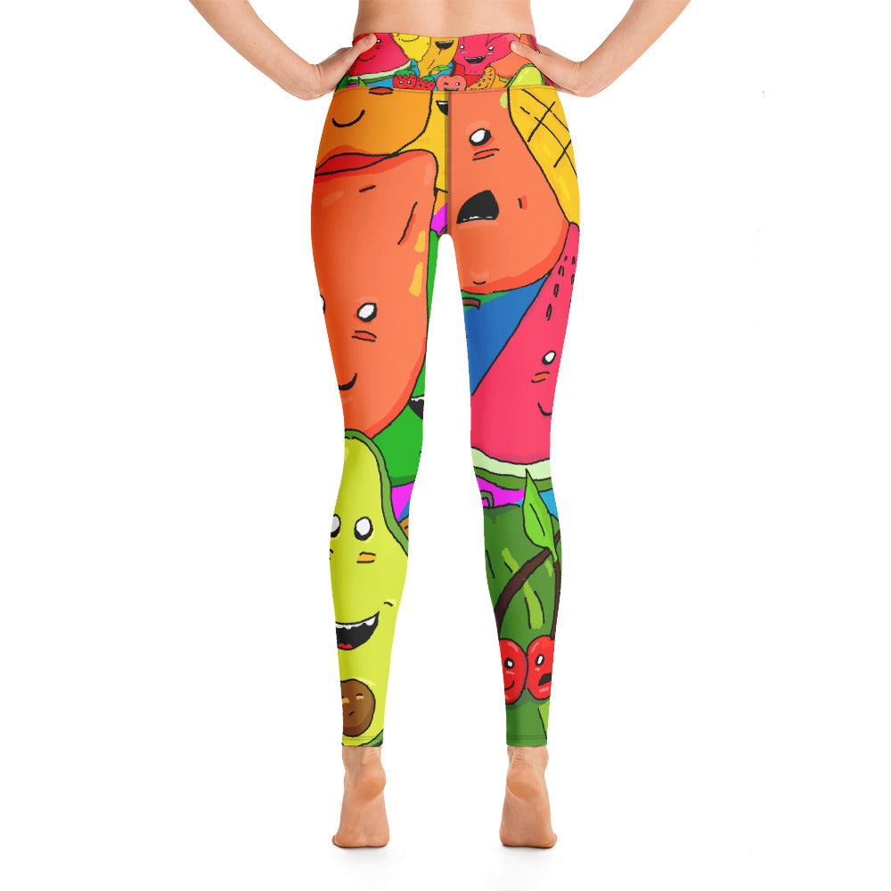 Yoga Leggings Fruit Rainbow - ragnacold