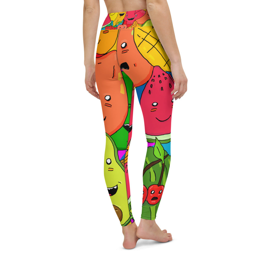 ragnacold Yoga Leggings Exotic Fruit - ragnacold