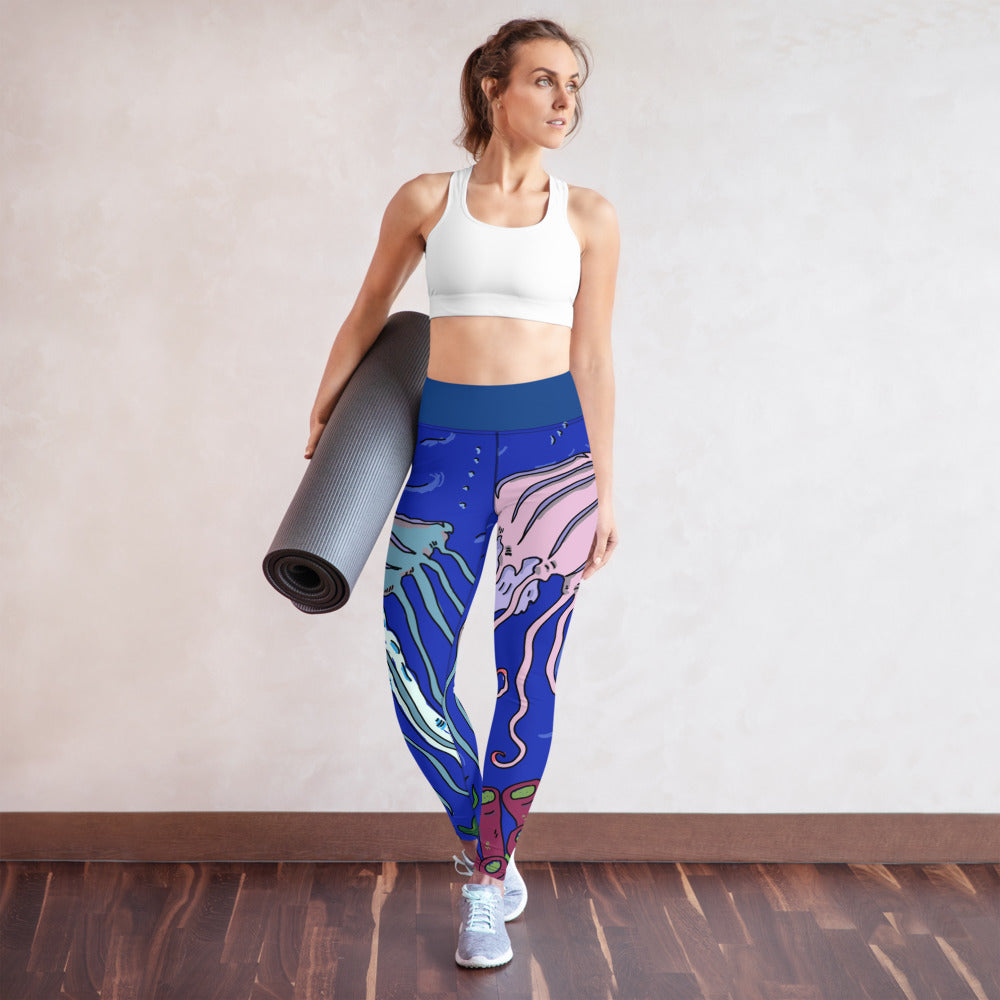 Yoga Leggings sea life - ragnacold XS