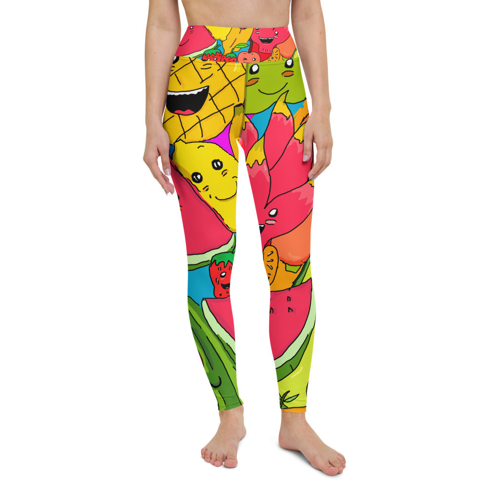 ragnacold Yoga Leggings Exotic Fruit - ragnacold XS