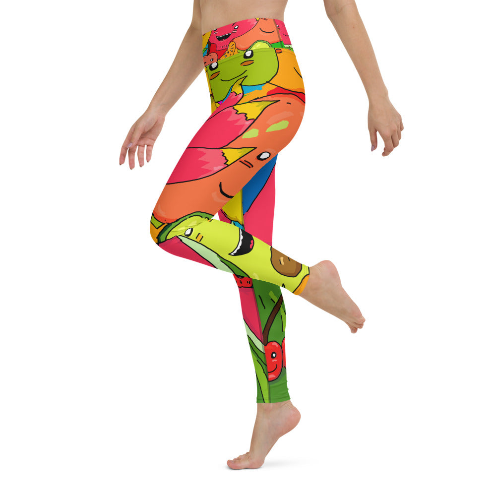 ragnacold Yoga Leggings Exotic Fruit - ragnacold