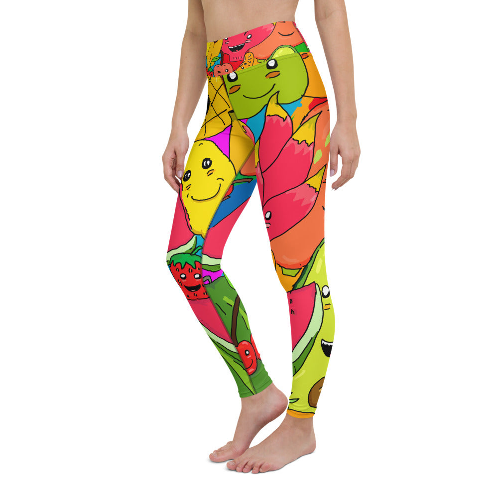 ragnacold Yoga Leggings Exotic Fruit - ragnacold