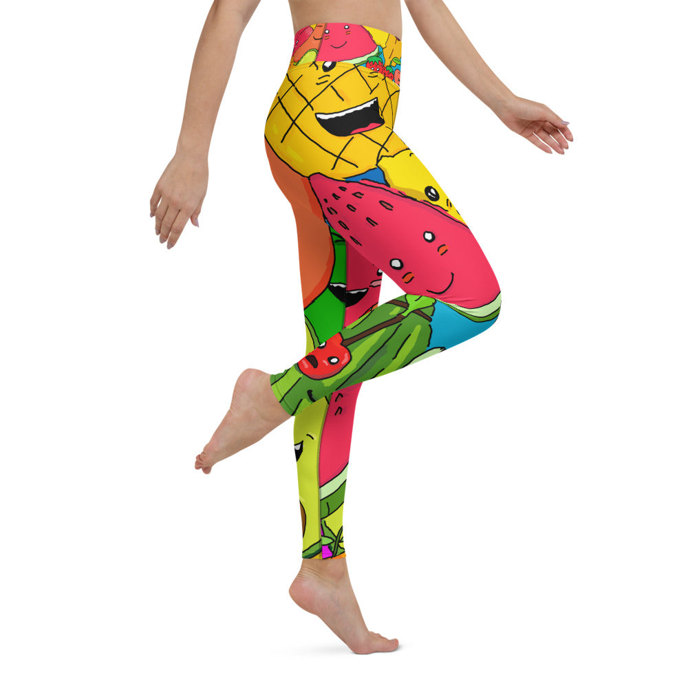 ragnacold Yoga Leggings Exotic Fruit - ragnacold