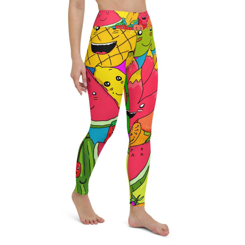 ragnacold Yoga Leggings Exotic Fruit - ragnacold