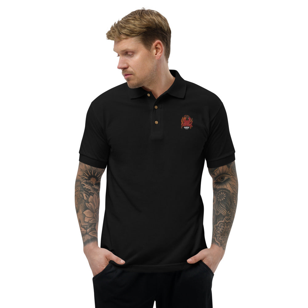 Embroidered Polo Shirt cancer zodiac - ragnacold