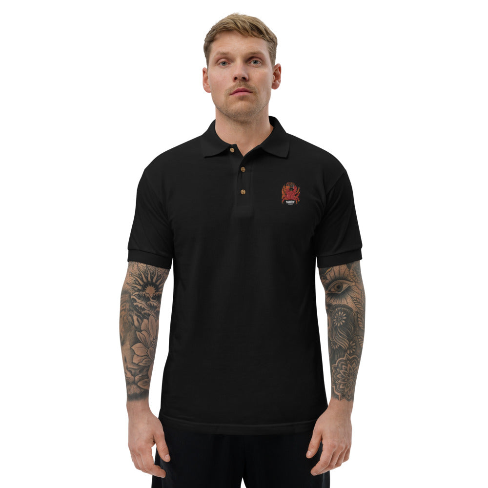 Embroidered Polo Shirt cancer zodiac - ragnacold