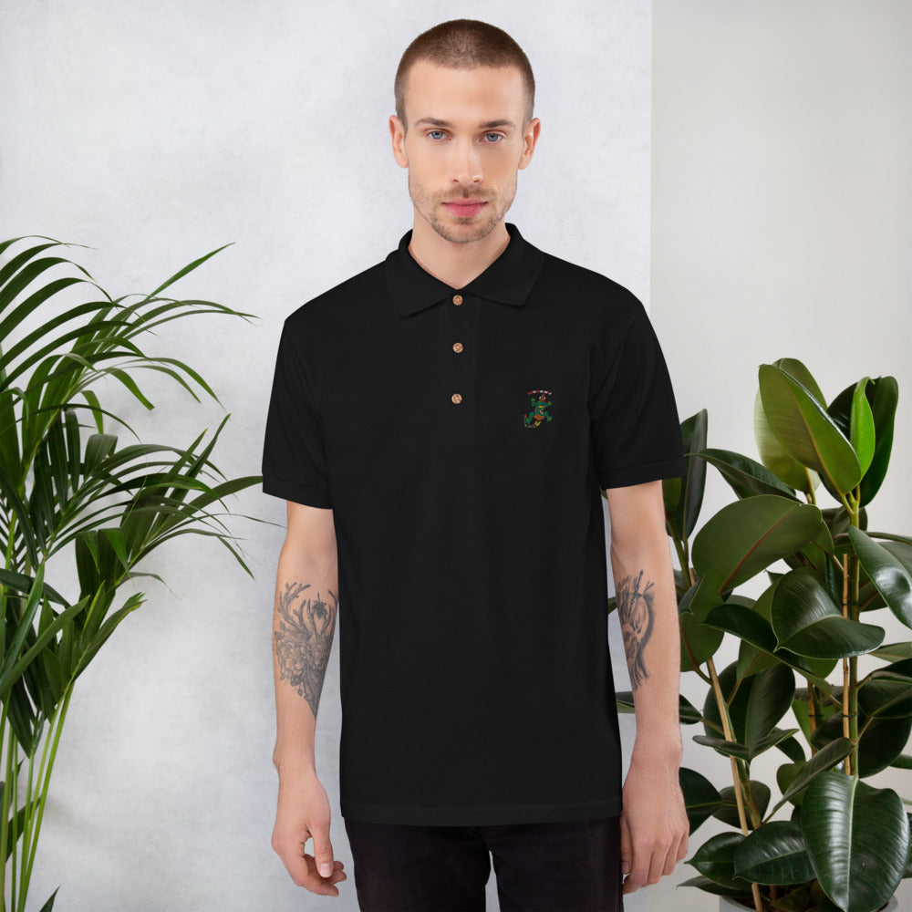 Embroidered Polo Shirt aboriginal australia - ragnacold