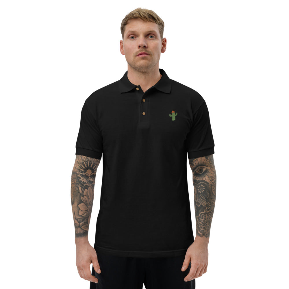 Embroidered Polo Shirt cactus - ragnacold