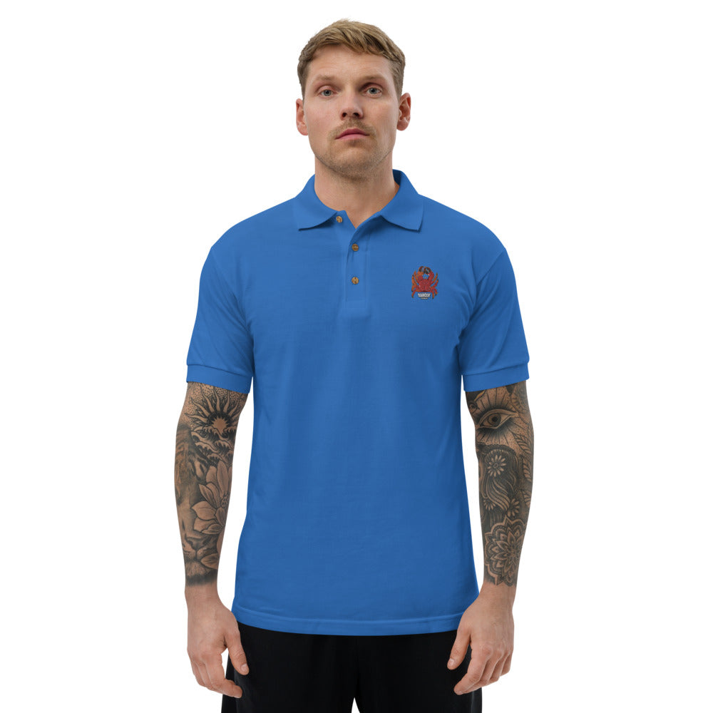 Embroidered Polo Shirt cancer zodiac - ragnacold