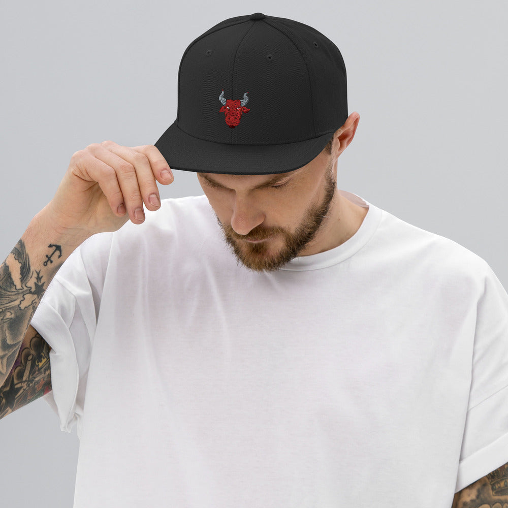 Snapback Hat red bull spain - ragnacold Black