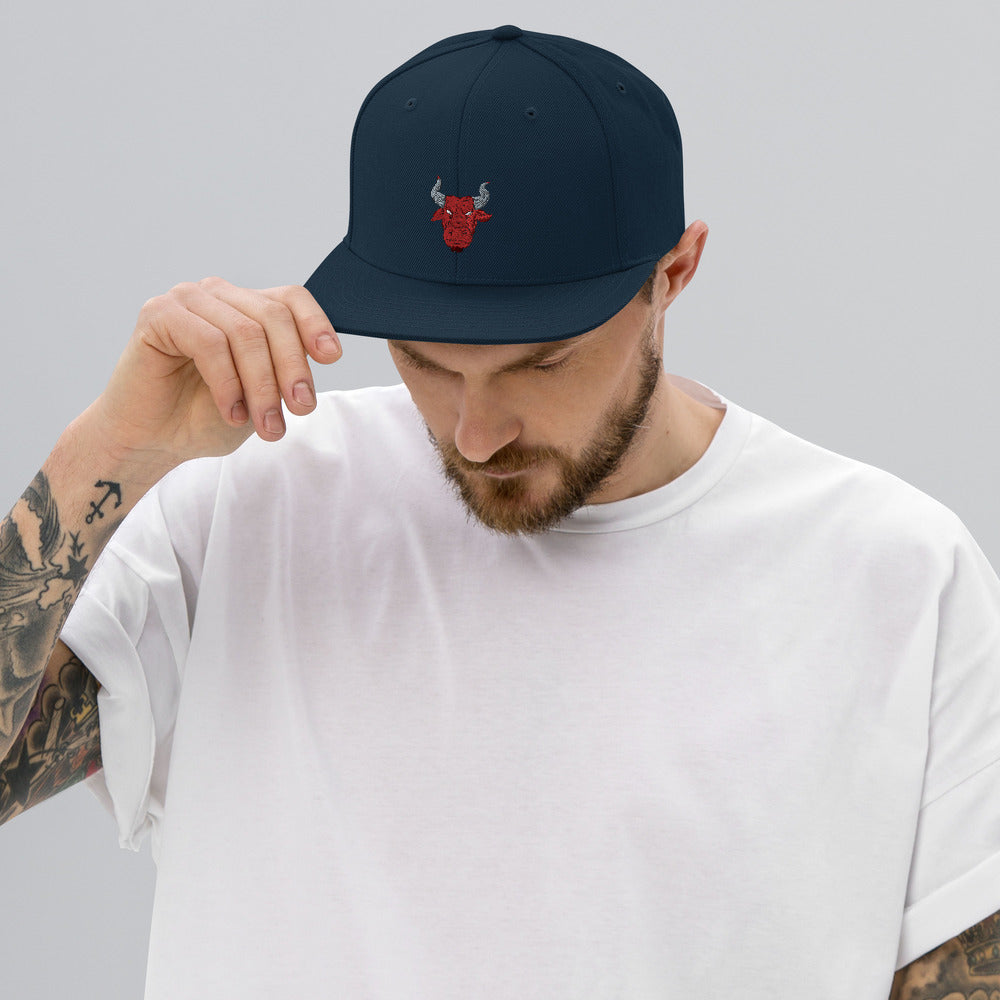 Snapback Hat red bull spain - ragnacold Dark Navy