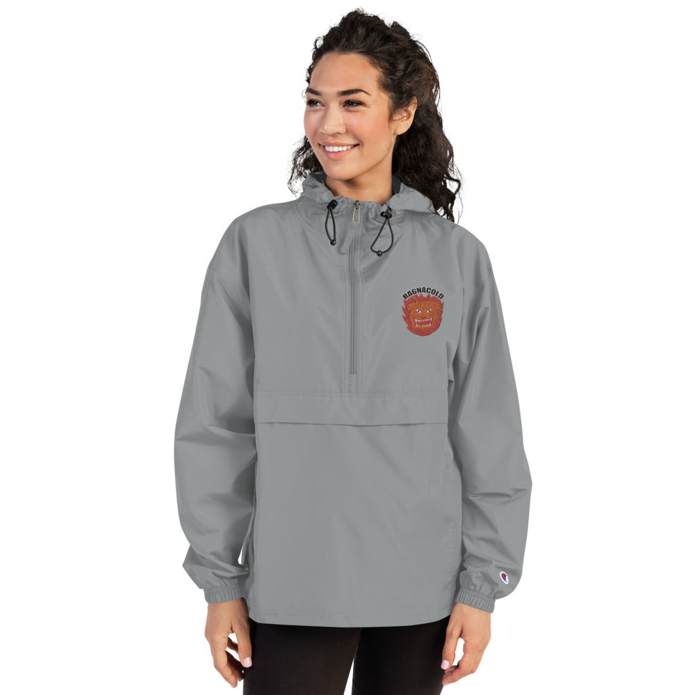 Embroidered Champion Packable Jacket ragnacold wild - ragnacold Graphite / S