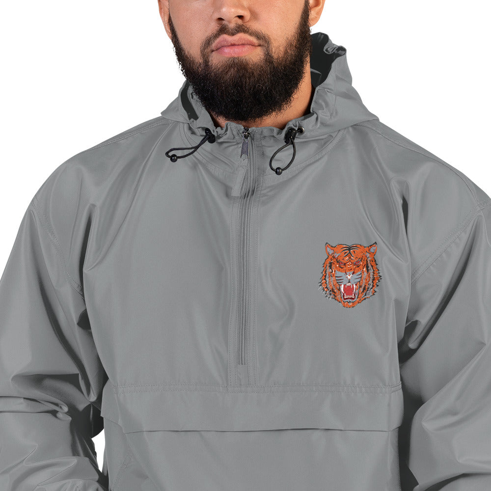 Embroidered Champion Packable Jacket wild cat - ragnacold Graphite / S