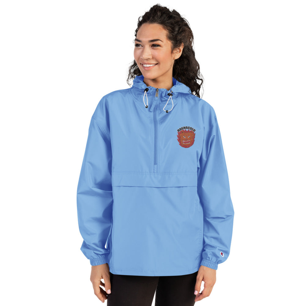 Embroidered Champion Packable Jacket ragnacold wild - ragnacold Light Blue / S