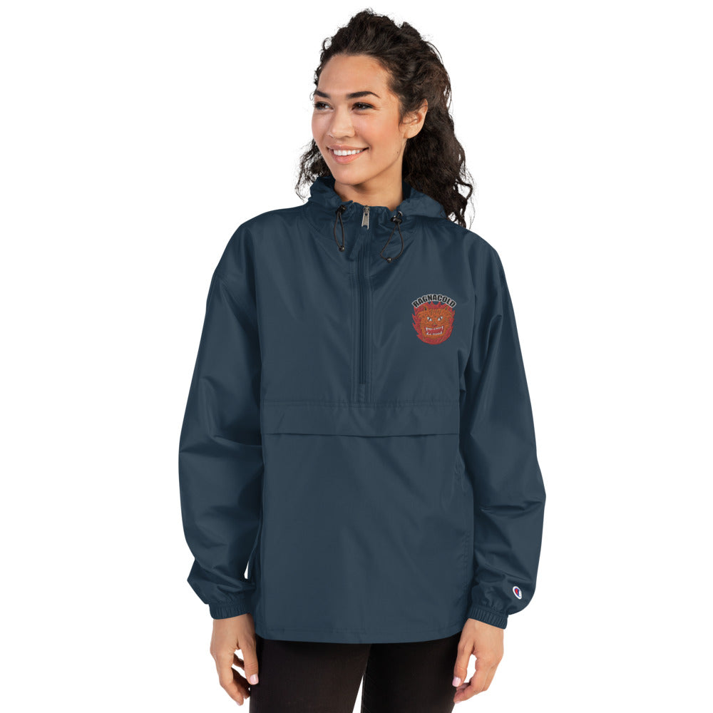 Embroidered Champion Packable Jacket ragnacold wild - ragnacold Navy / S