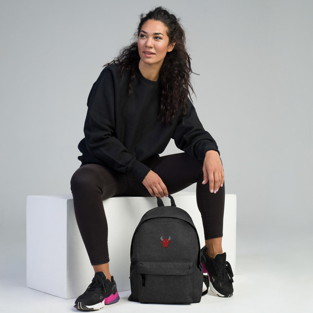 ragnacold Embroidered Backpack red bull - ragnacold Anthracite