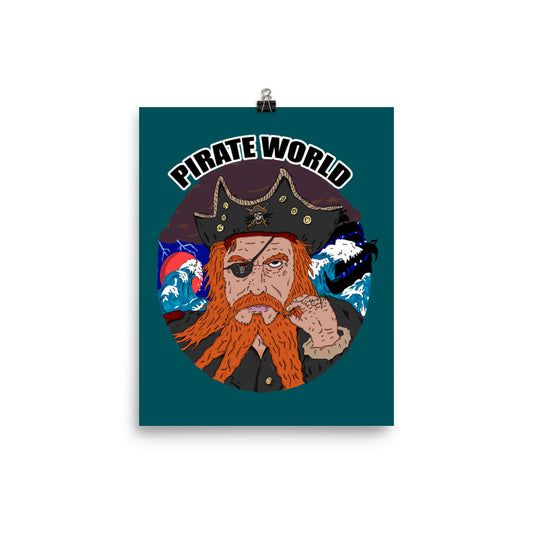 Poster pirate world - ragnacold 8×10