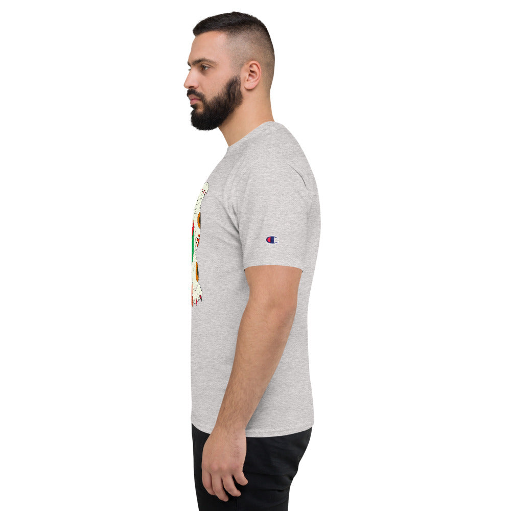 Men's Champion T-Shirt neko cat fortune - ragnacold