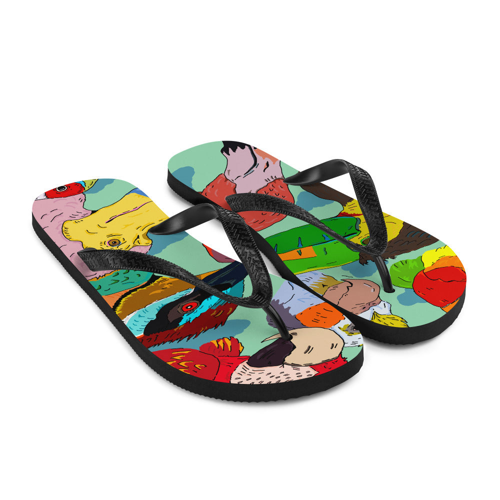 Flip-Flops exotic birds - ragnacold