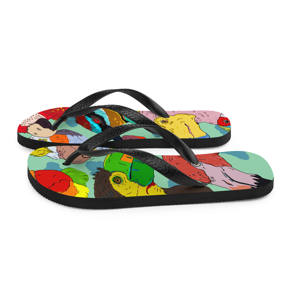 Flip-Flops exotic birds - ragnacold