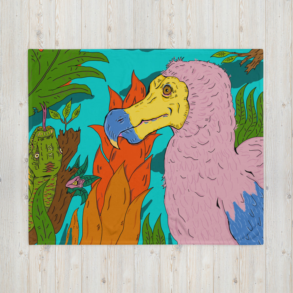 Throw Blanket tropical dodo - ragnacold Default Title