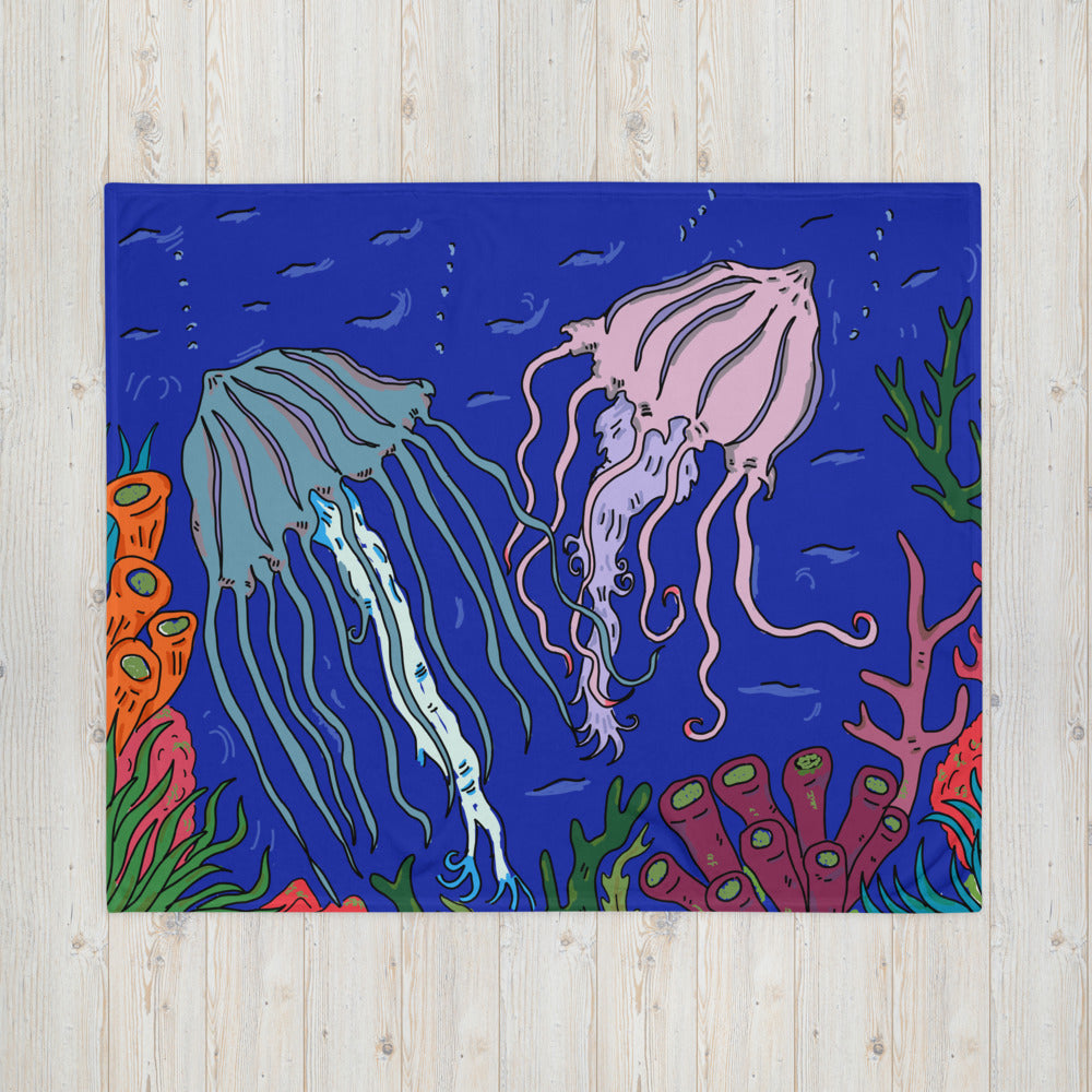 Throw Blanket sea life - ragnacold Default Title