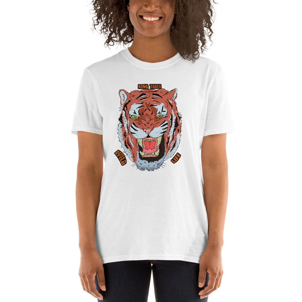 Short-Sleeve Unisex T-Shirt tiger - ragnacold White / S